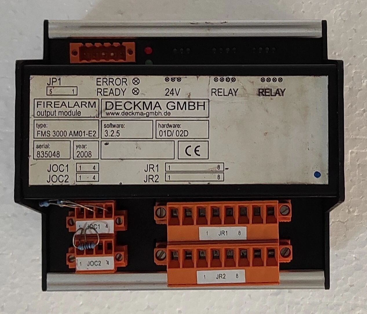 Deckma FMS 3000 AM01-E2 GMBH Fire Alarm Output Module FMS 3000